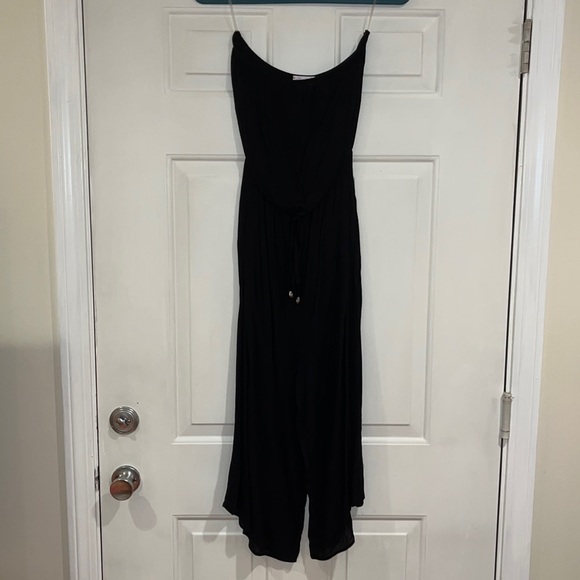 Pink Lily NWOT Strapless Jumpsuit - Picture 1 of 12